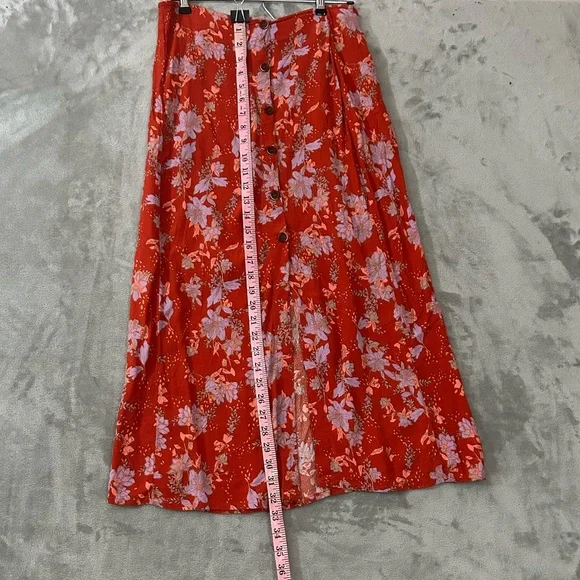 Free people retro love high waisted midi skirt - Picture 6 of 10